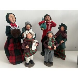 Vintage Byers Choice Carolers Dickens A Christmas Carol Complete Set of 2